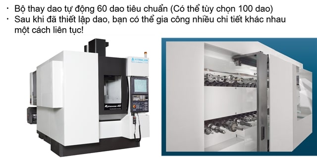 cơ cấu thay dao m&aacute;y phay Kitamura Mytrunnion 4G