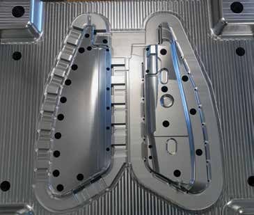 mẫu nhôm để làm vỏ túi khí đặt dưới vô lăng ô tô