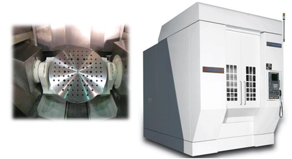 Trung tâm gia công 5 trục đồng thời siêu chính xác Model Mytrunnion-5