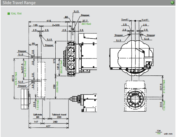 Bản vẽ phạm vi h&agrave;nh tr&igrave;nh trượt AS-200