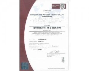 chứng nhận ISO 9001 bởi BVQi