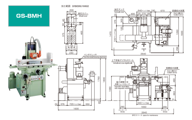 Bản vẽ k&iacute;ch thước m&aacute;y