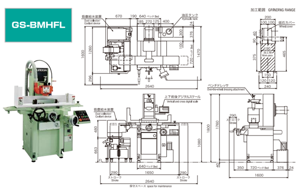 Bản vẽ k&iacute;ch thước m&aacute;y