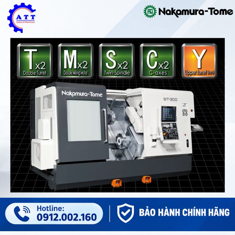 Máy tiện CNC Nakamura Tome WT-300