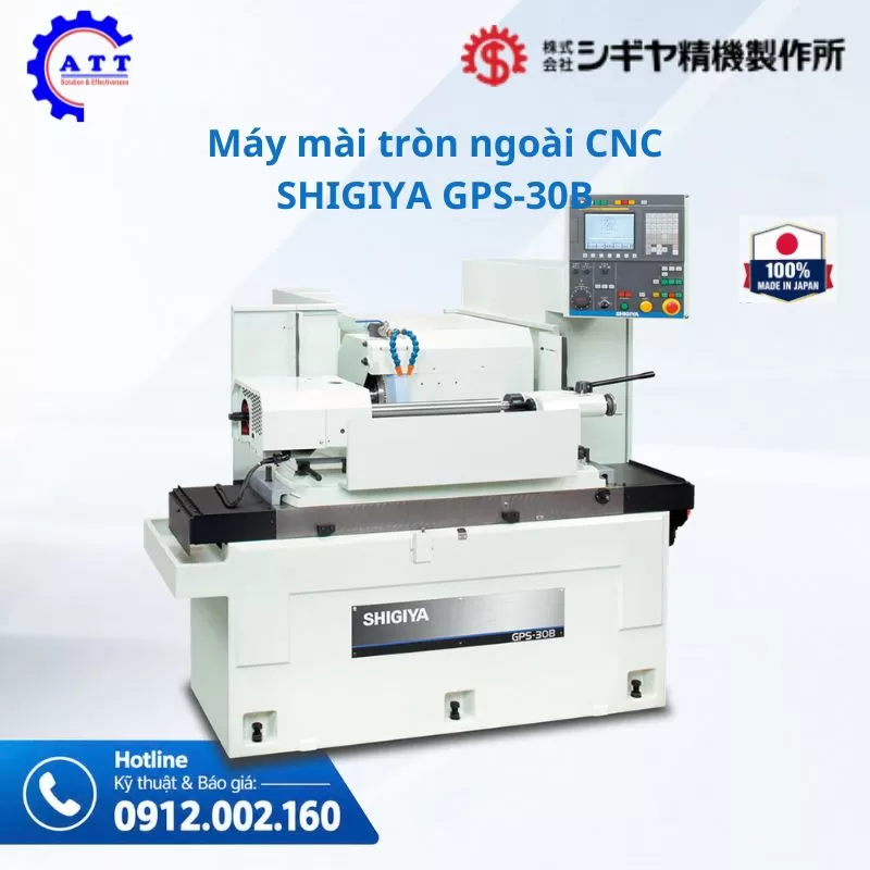 Máy mài tròn ngoài CNC Shigiya GPS-30B và GPS-40B