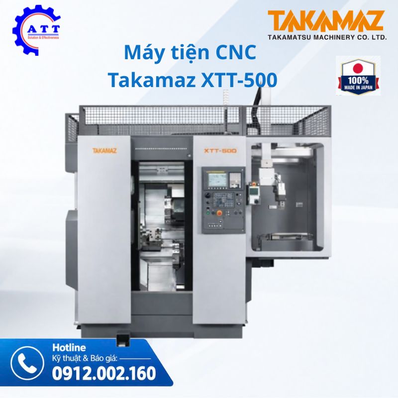 Máy tiện CNC Takamaz XTT-500 và XTT-500M