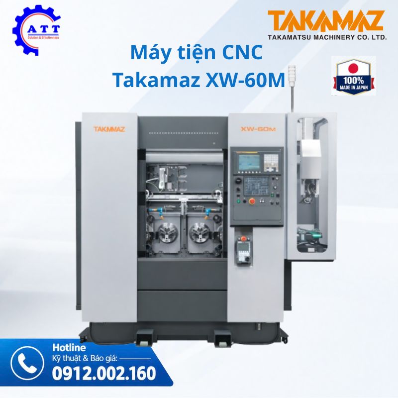 Máy tiện CNC Takamaz XW-60 và XW-60M