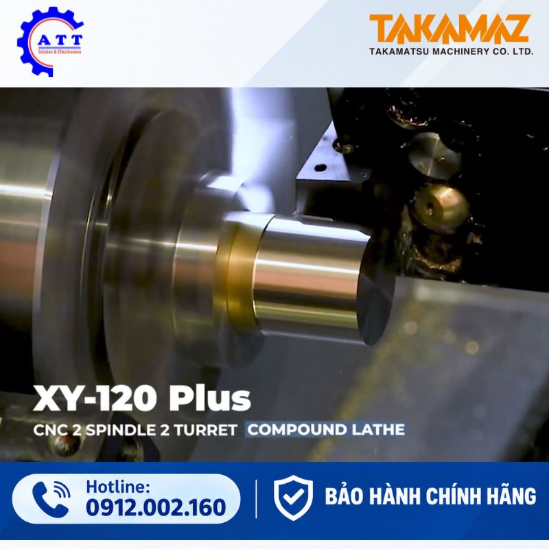 Máy tiện CNC Takamaz XY-120 PLUS và XYT-51