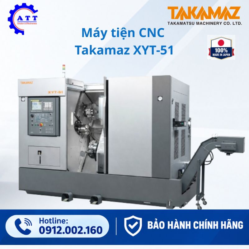 Máy tiện CNC Takamaz XY-120 PLUS và XYT-51