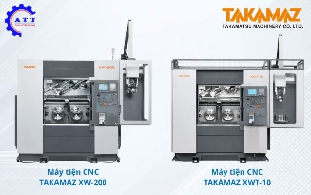 M&aacute;y tiện CNC TAKAMAZ XW-200 v&agrave; XWT-10