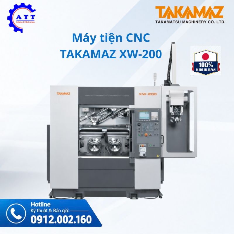 Máy tiện CNC Takamaz XW-200 và XWT-10