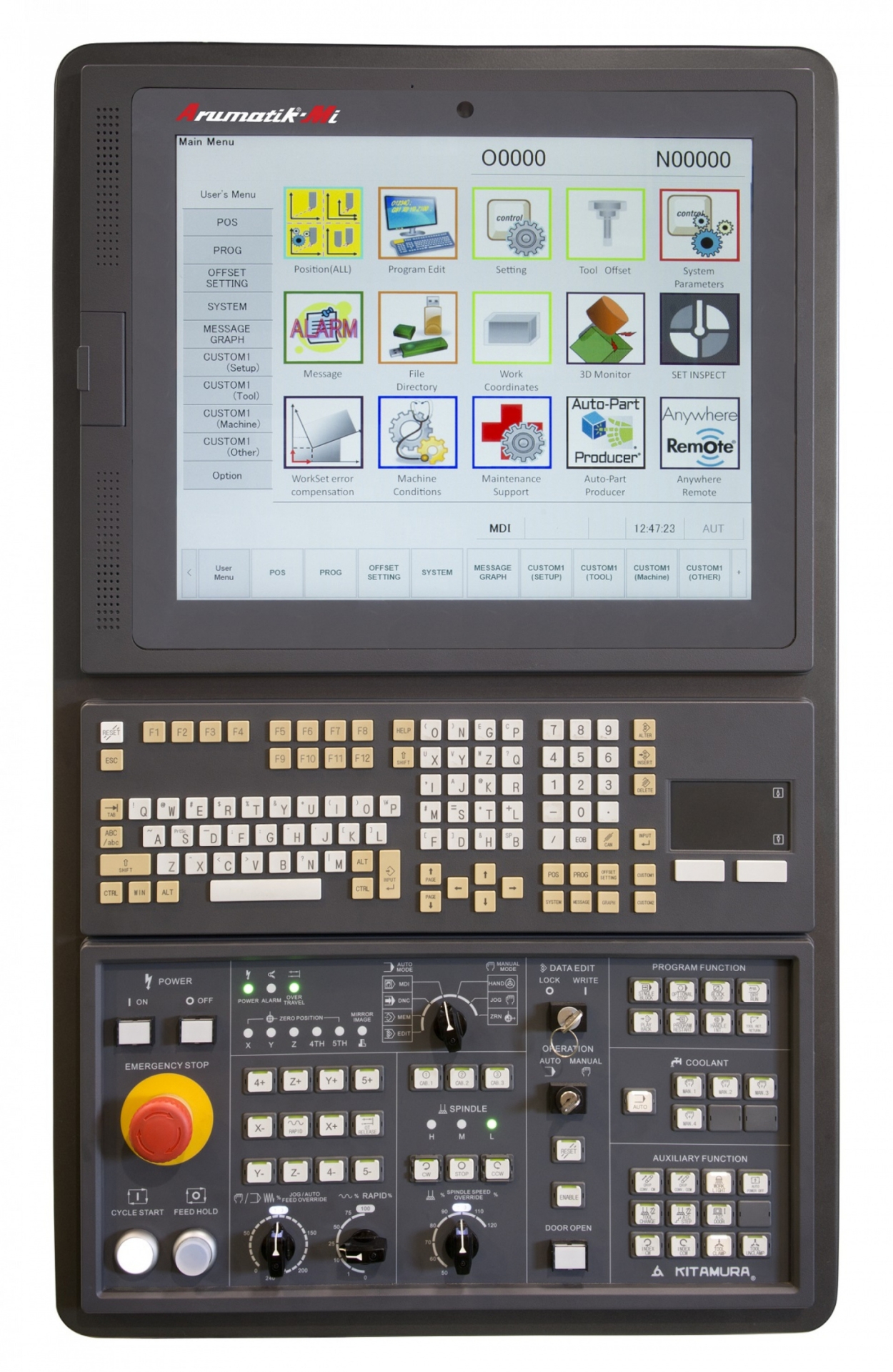 Arumatik Mi biểu tượng vận hành máy CNC