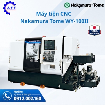 Máy tiện CNC Nakamura Tome WY-100II và WY-150