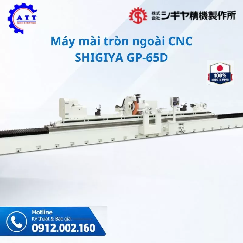 Máy mài tròn ngoài CNC Shigiya  GP-65D, GP-85D và GP-100D