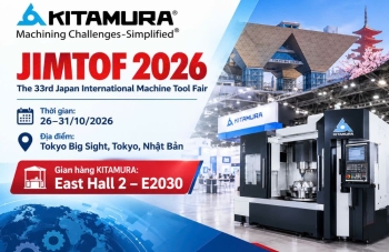 JIMTOF 2026 – KHÁM PHÁ BỮA TIỆC CÔNG NGHỆ MÁY CÔNG CỤ TỪ KITAMURA MACHINERY